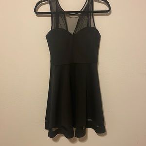 Sequin heart cute stylish black dress, worn once